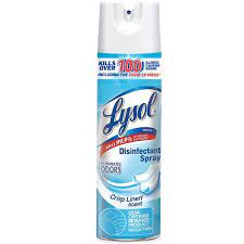 Lysol Disinfectant Spray Crisp Linen Scent, 19 Oz