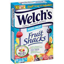 Welch's  Mixed Fruit Snacks/10 Ct