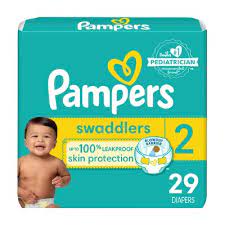 Pampers Swaddlers Diapers Size 2 x 29 ct