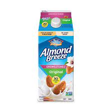 Blue Diamond Almond Breeze Unsweetened Original Almond Milk 64oz/899419