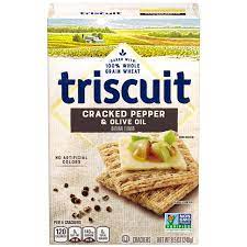 Triscuit Pepper & Olive Oil Crackers 8.5oz