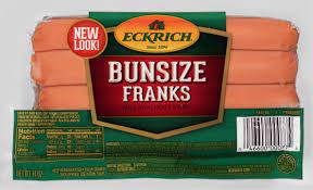 Eckrich Bunsize Franks Hot Dogs 12oz