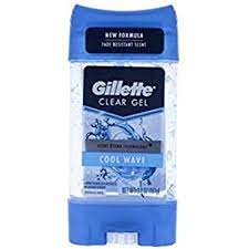 Gillette Clear Gel Deodorant/3.8 Oz, Cool Wave Scent Xtend