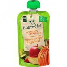 Beech-Nut Veggies Pumpkin,zucchini,apple pouch/3.5oz