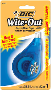 Bic Wite-Out Correction Tape 1 ct