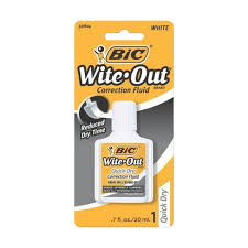 Bic Wite-Out Correction Fluid 1 ct