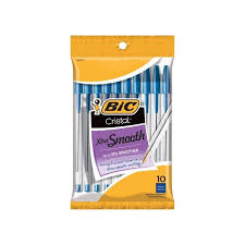 Bic Blue Ball Point Pen 10 ct