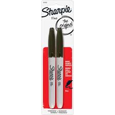 Sharpie Fine Point Black Marker 2ct