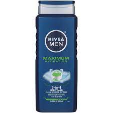 Nivea Men Maximum Hydration 3-In-1 Body Wash 16.9fl oz