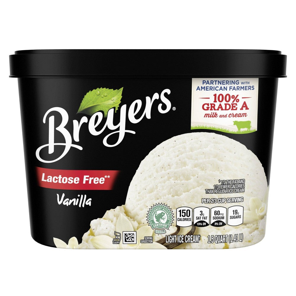 Breyer's Natural Vanilla Lactose Free 48 oz