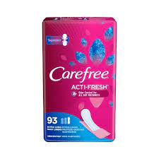 Carefree Acti-Fresh Extra Long Daily Liners/93 Ct