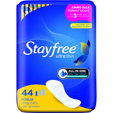 Stayfree Regular Ultra Thin Pads 44 ct