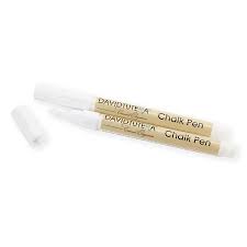 David Tutera White Fine Chalk Pen Dt1122W/2 Ct