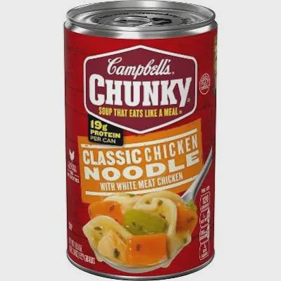 Campbell's Chunky Hearty Chicken Noodle Soup 18.6 oz