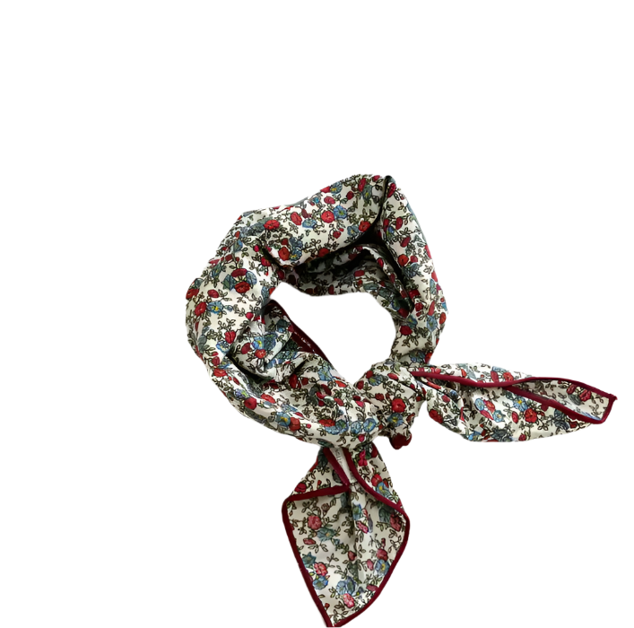 Girls Cotton Square Scarf 22"