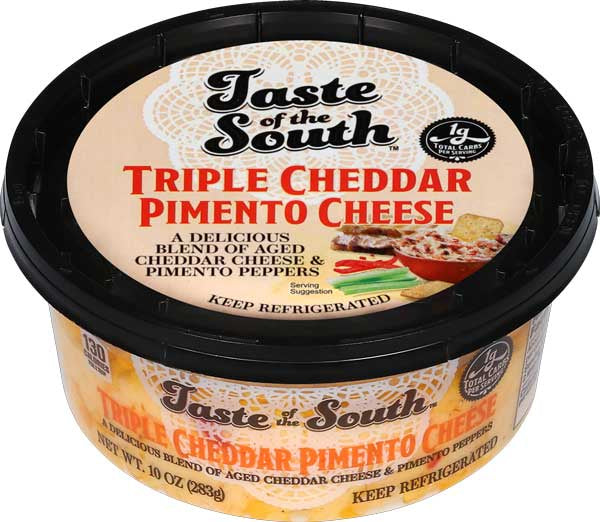 Taste of the South Triple Cheddar Pimento Cheese 10oz