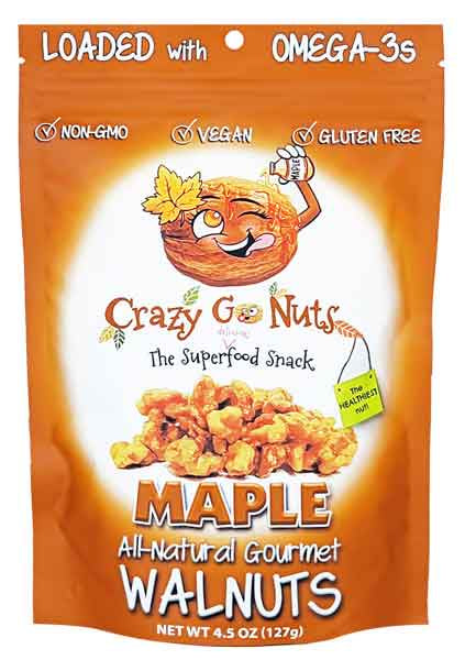 Crazy Go Nuts Maple Walnuts 4.5 oz