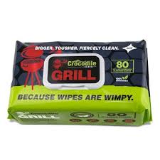 Crocodile Cloths Grill Huge Biodegradable 80pk