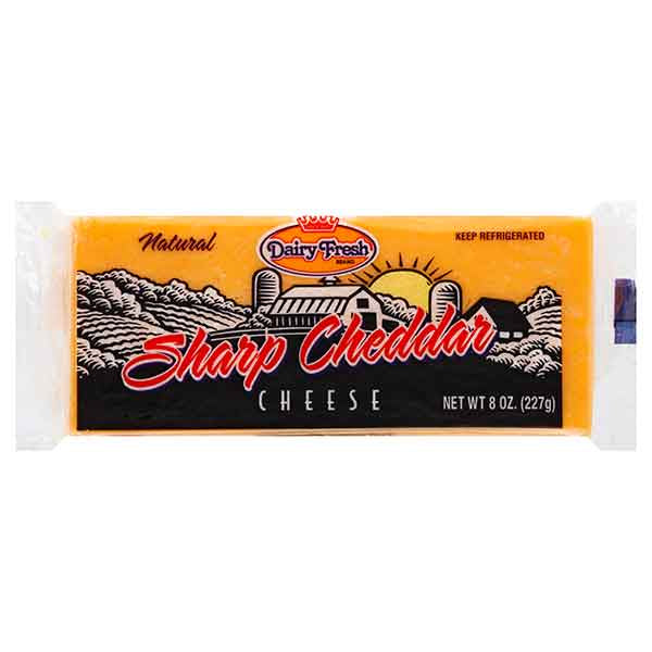 Dairy Fresh Sharp Cheddar Cheese 8oz