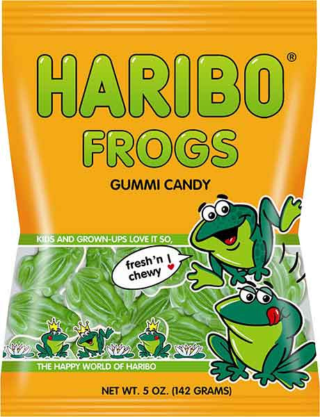 Haribo Gummi Frogs 5 oz