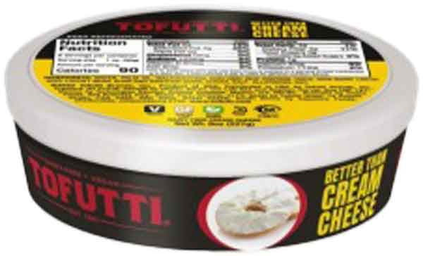 Tofutti Dairy Free Plain Cream Cheese 8oz