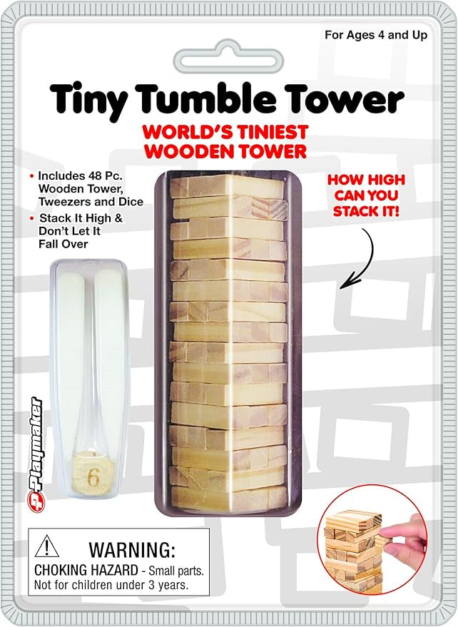 World's Tiniest Wooden Tumble Tower