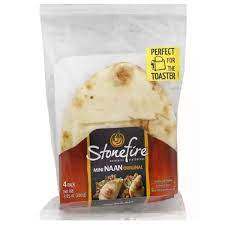 Stonefire Mini Naan Original Flatbread 4 ct