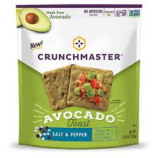 Crunchmaster Avocado Toast Salt & Pepper Crackers