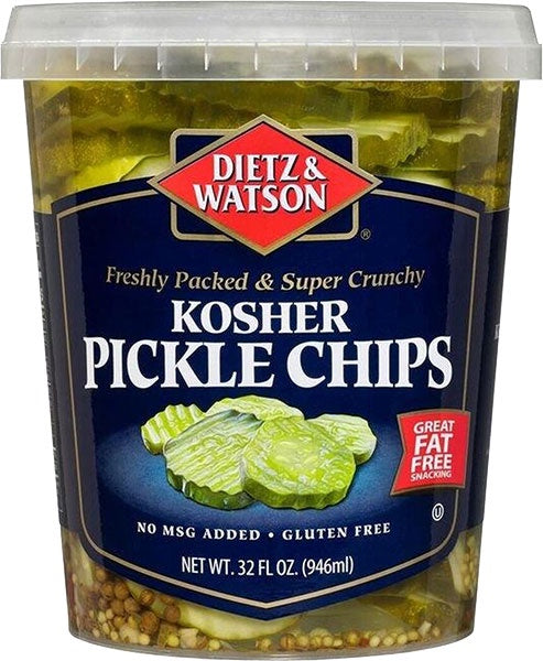 Dietz & Watson Kosher Pickle Chips 32oz