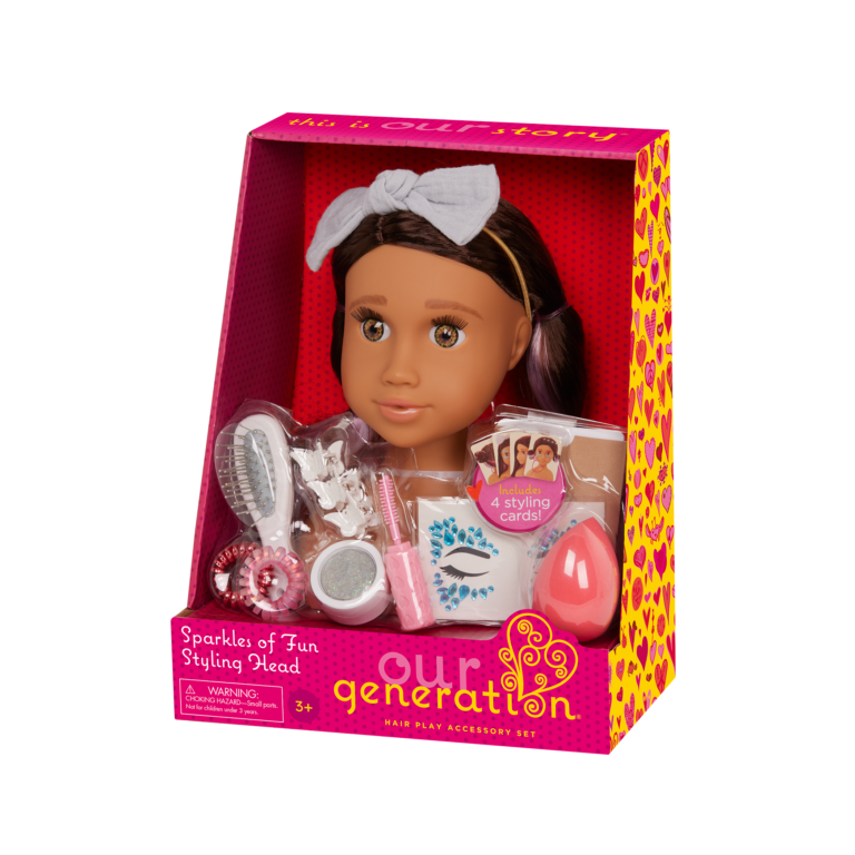 Our Generation Domenique Sparkles of Fun Styling Head Doll