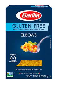 Barilla Gluten Free Elbows Pasta 12oz