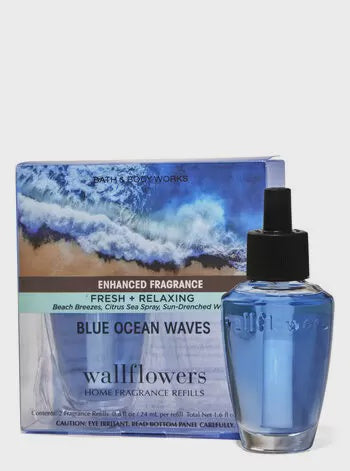 Bath & Body Works Blue Ocean Waves Wallflower Refill 0.8oz