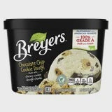 Breyers Chocolate Chip Cookie Dough Chunks Ice Cream 48oz
