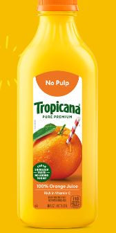 Tropicana Premium No Pulp Orange Juice 46oz