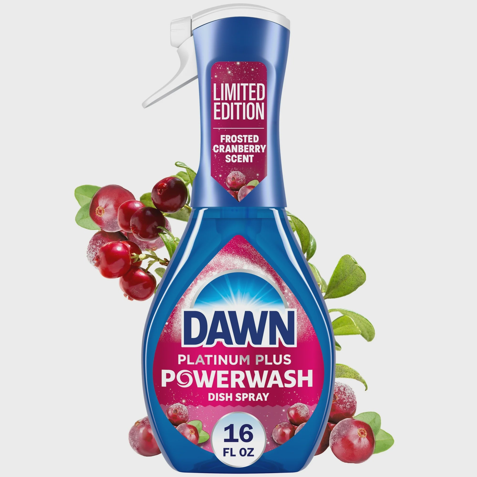 Dawn Platinum Plus Frosted Cranberry Powerwash Dish Spray 16 oz