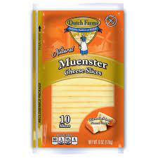 Dutch Farms Muenster Single Sliced Cheese 6oz