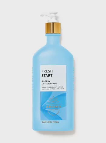 Bath & Body Works Fresh Start Sage & Cedarwood Aroma Body Lotion 6.5 oz