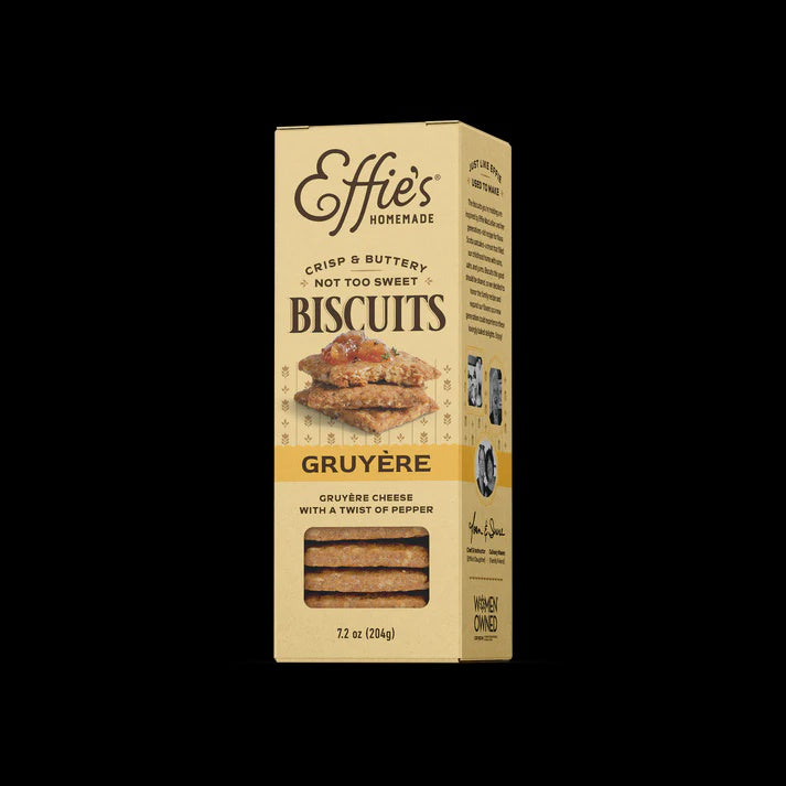 Effies Homemade Biscuits Gruyere 7.2oz