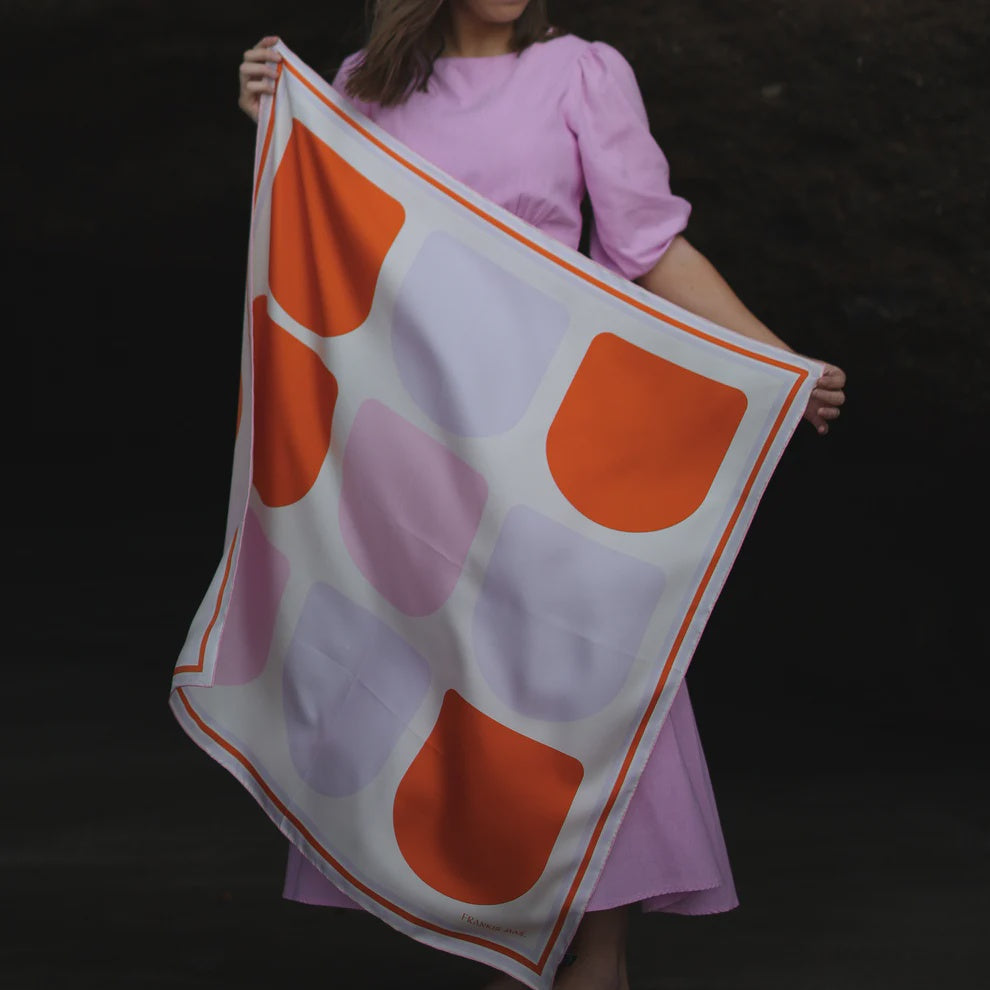 Frankie Mae Bold + Bright Palette 92x92 Scarf