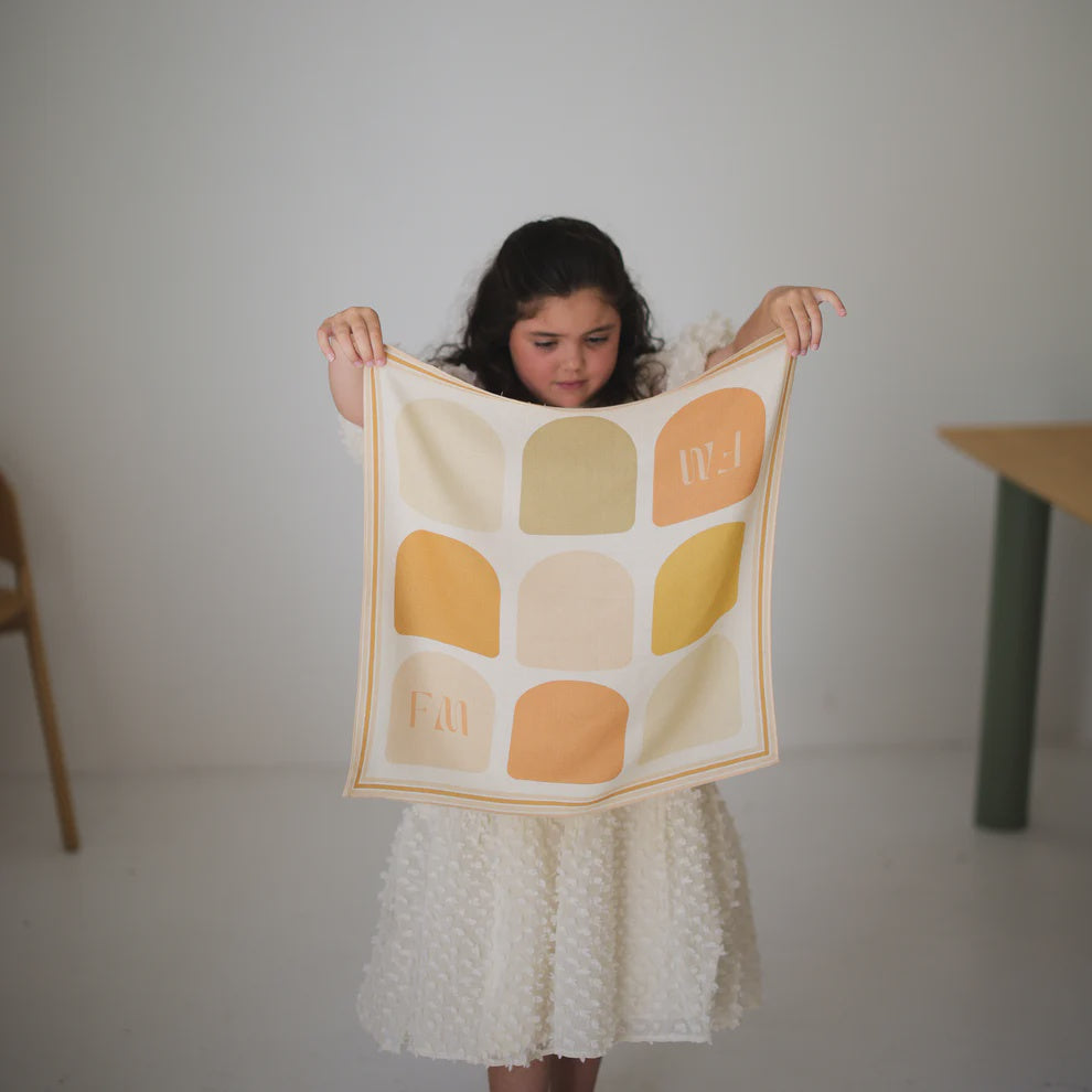 Frankie Mae Warm Boho Palette Mini Scarf