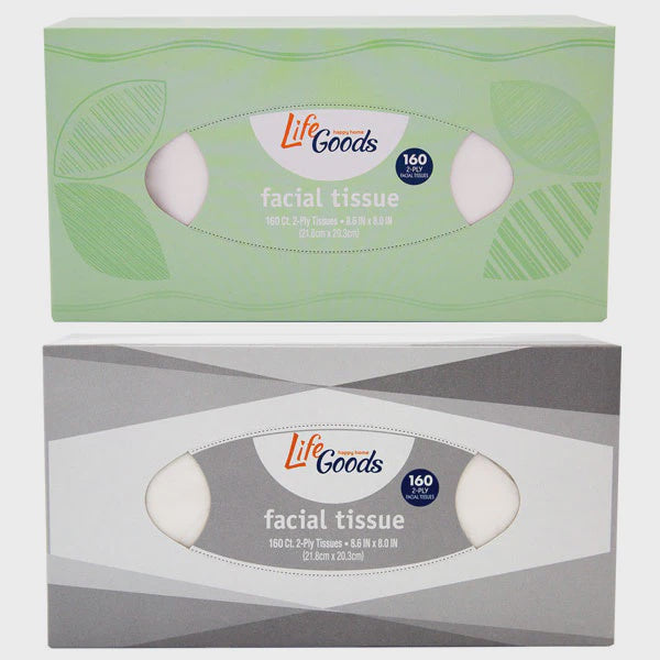 LG Facial Tissue 160 ct