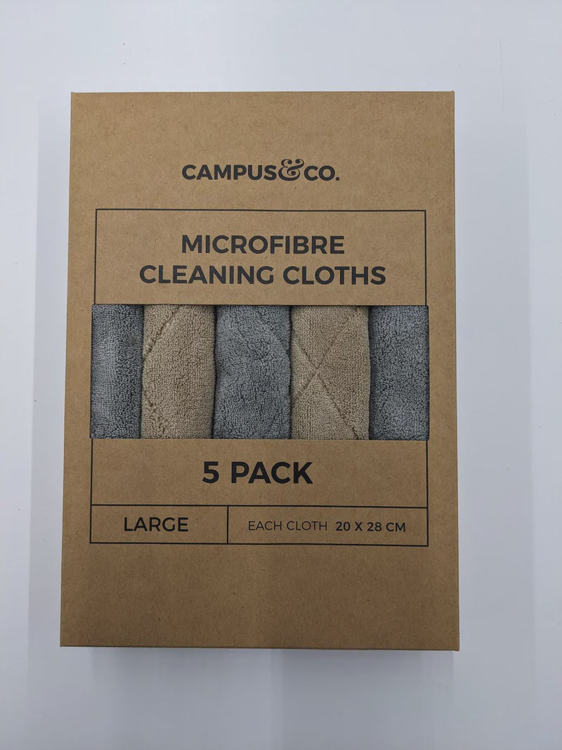 CAMPUS&CO. MICROFIBRE CLOTHS 5PK