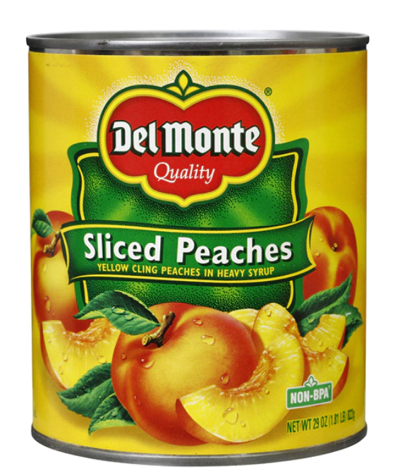 Del Monte Peach Slices 29oz