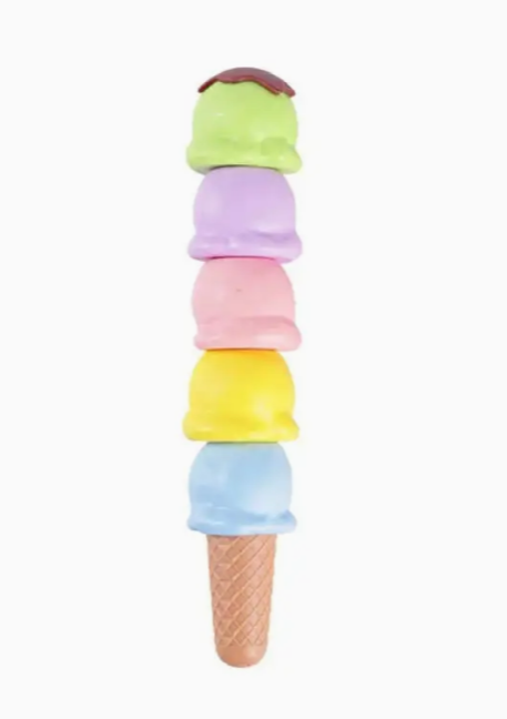 Ice Cream Stacking Highlighter Multicolor Fluorescent Assembly Pen 5 Pastel Colors Marker