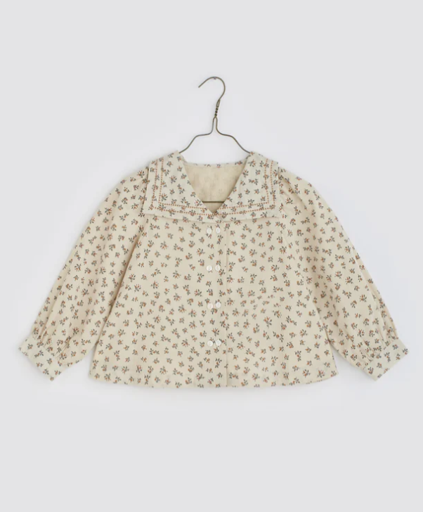 Little Cotton Clothes Primrose blouse - cassia floral 5/6Y