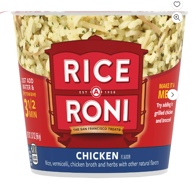 Rice A Roni Chicken Microwaveable Cups 1.97oz