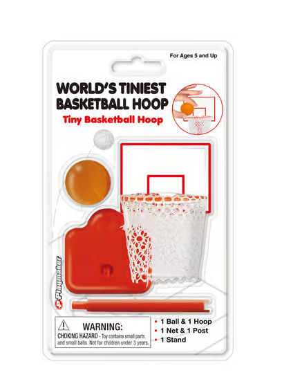 World's Tiniest Basketball Hoop