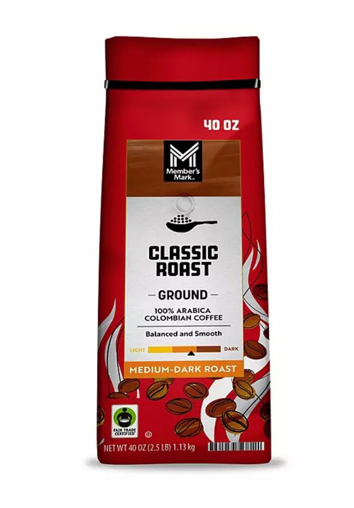 Member's Mark Classic Roast Ground Coffee 40oz