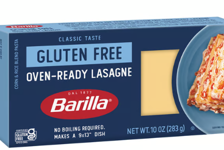 Barilla Gluten Free Oven Ready Lasagna 10oz