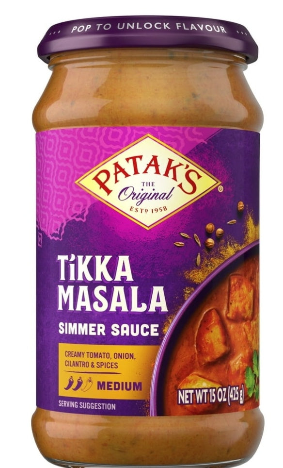 Patak's Tikka Masala Simmer Sauce 15oz